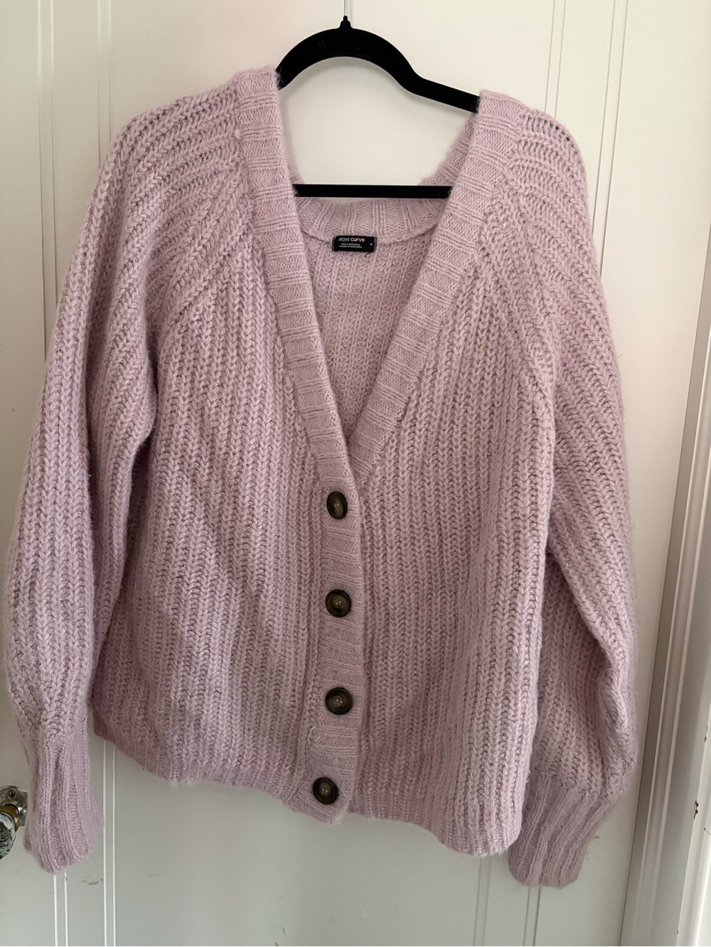 Ardene Soft Lilac Button-Up Women's Cardigan